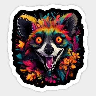 Lemur Happiness Sticker